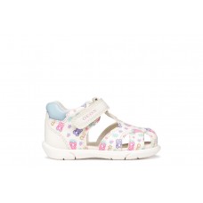 GEOX παπουτσοπέδιλο παιδικό B556FB 05404 C0270 λευκό